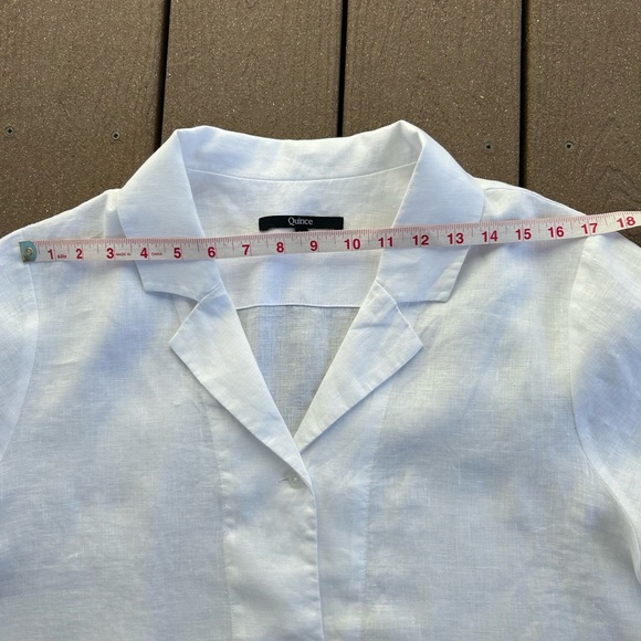 37*.QUINCE Women’s 100% Linen White Hawaiian Shirt
Size: L - Picture 13 of 13